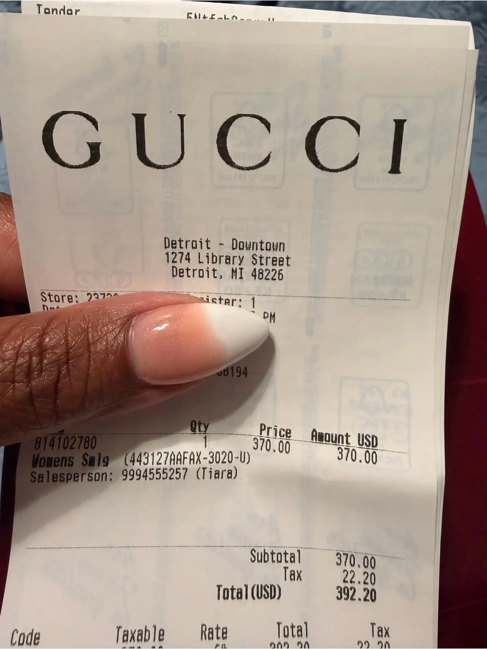 Gucci Green Chevron Card Case with Gold Double G
